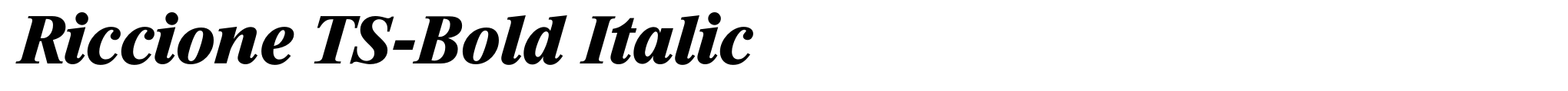 Riccione TS-Bold Italic image